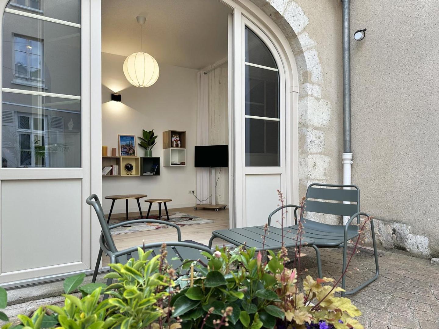 L'Equinoxe - Coeur De Ville Avec Terrasse Chartres Exteriör bild